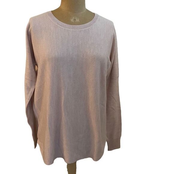 FRENCH CONNECTION | pale pink pullover acrylic sweater XS - Picture 1 of 7